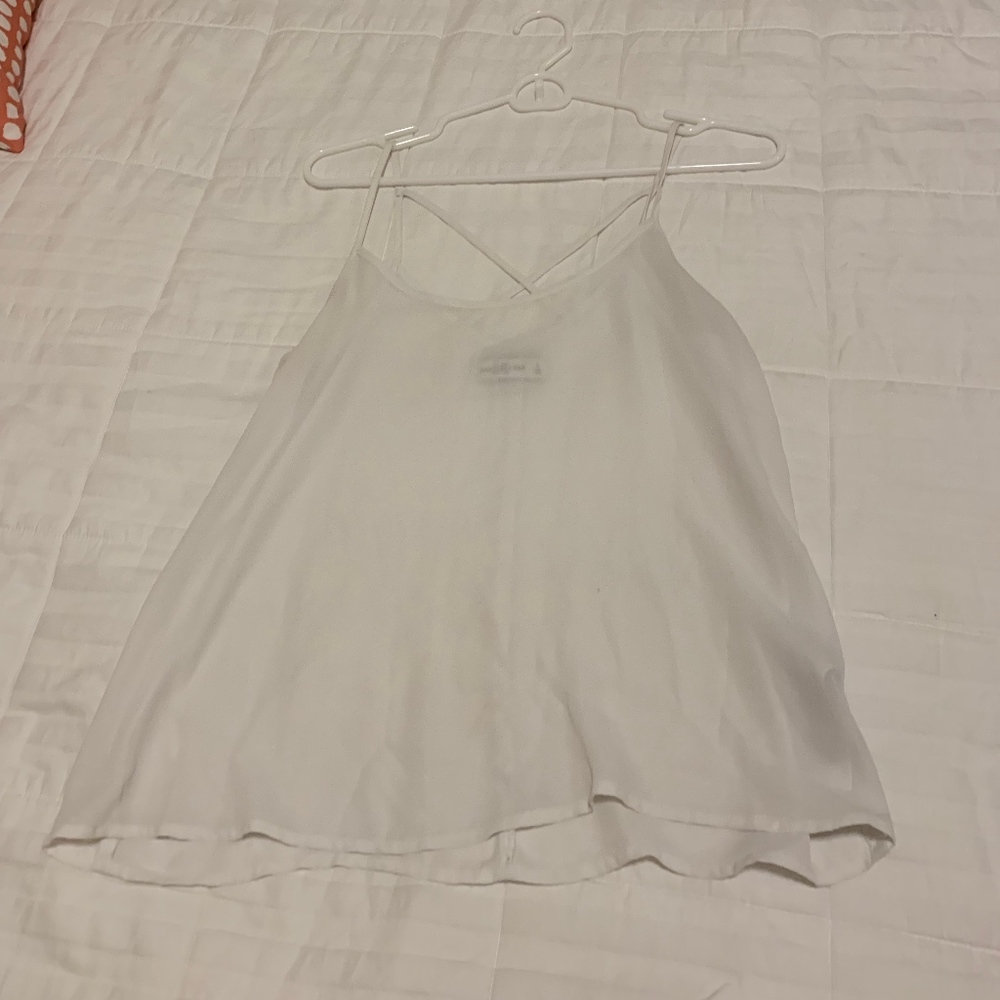 white tank top